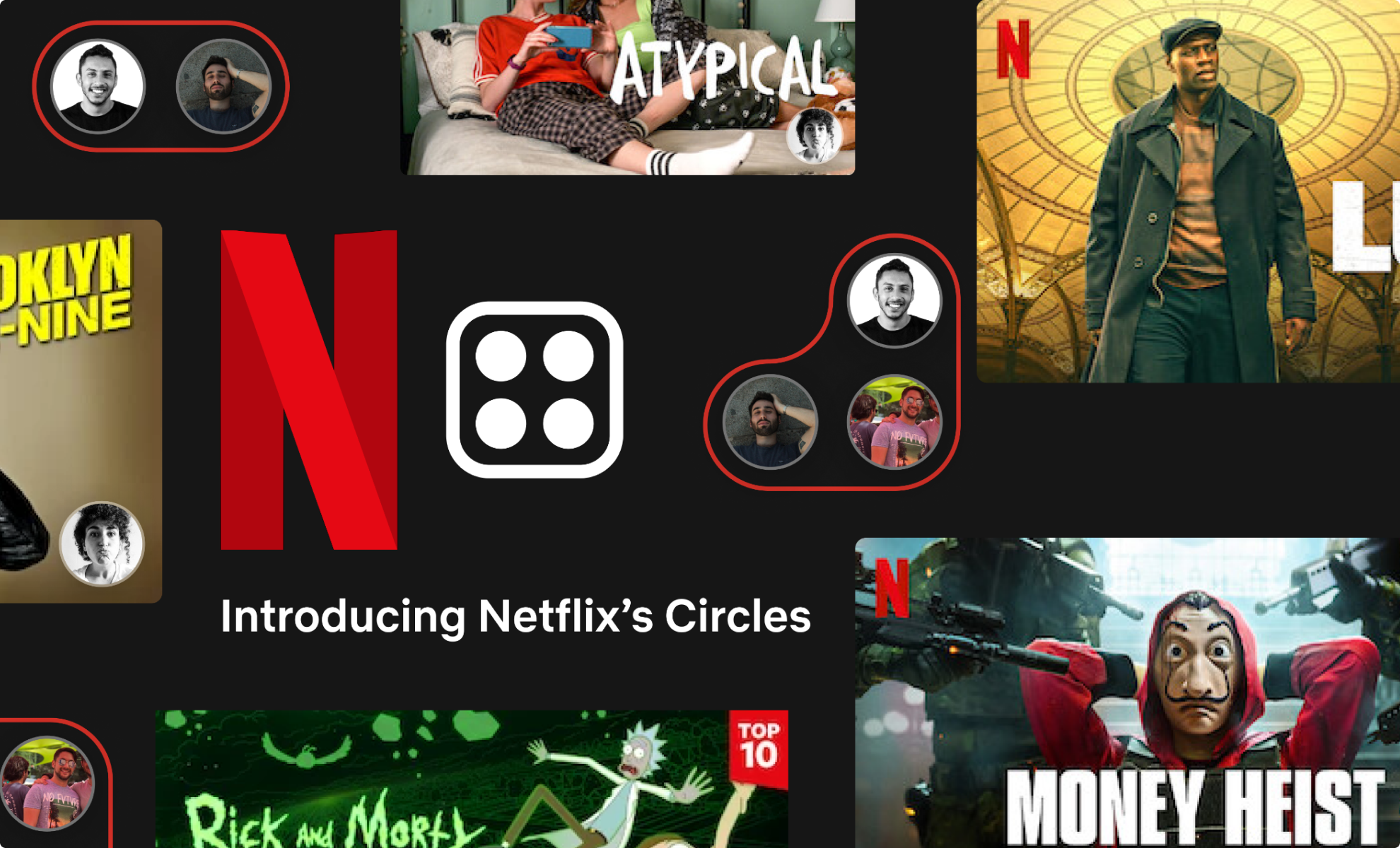 Netflix circles Social features for Netflix